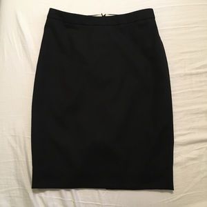 J. Crew black pencil skirt